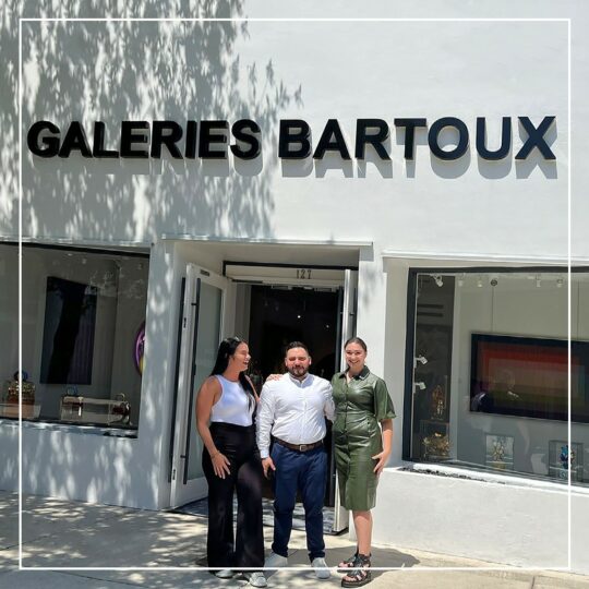 GALERIES BARTOUX MIAMI CELEBRATES ITS THIRD ANNIVERSARY! - Galeries Bartoux