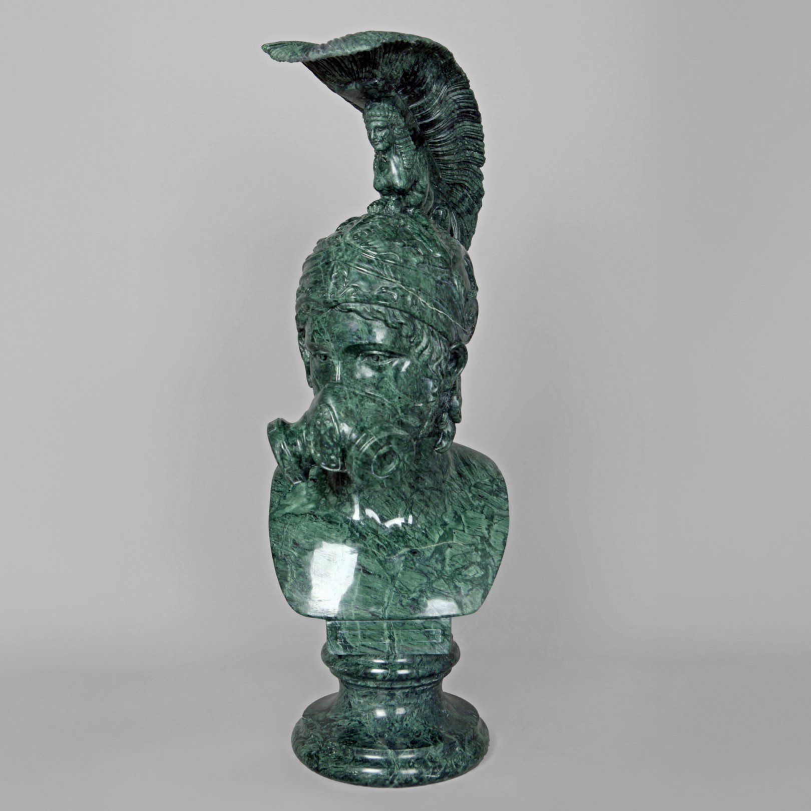 ARES MASK RARE DEEP GREEN - LÉO CAILLARD - Galeries Bartoux