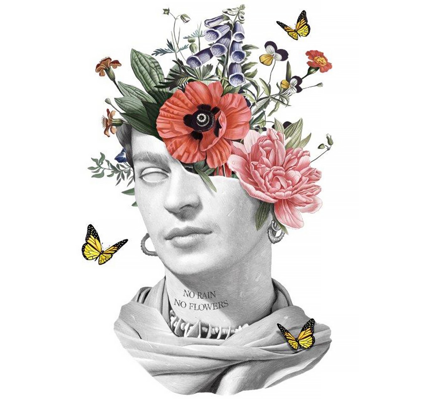 Frida Kahlo x No Rain No Flowers - KOZO - Galeries Bartoux
