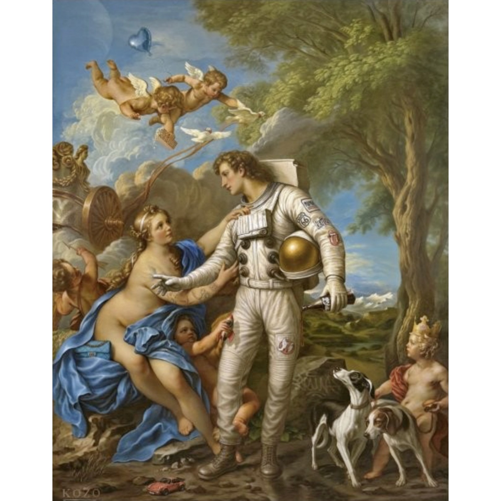 VENUS & ADONIS - KOZO - Galeries Bartoux