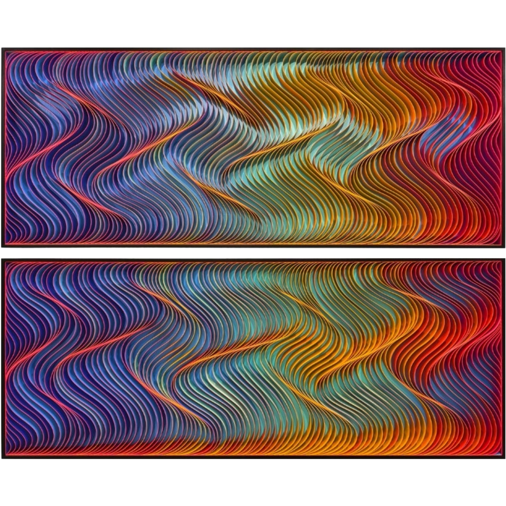 AFFINITY IN MOTION I & II - DIPTYQUE - STALLMAN - Galeries Bartoux