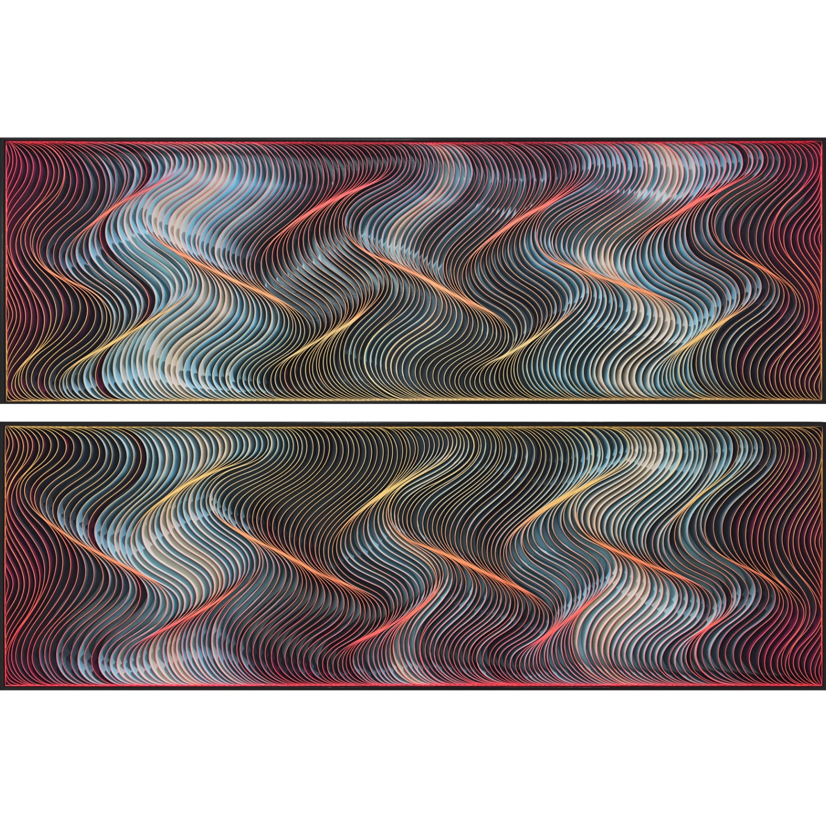 GILDED SKY I & II (DIPTYCH) - STALLMAN - Galeries Bartoux