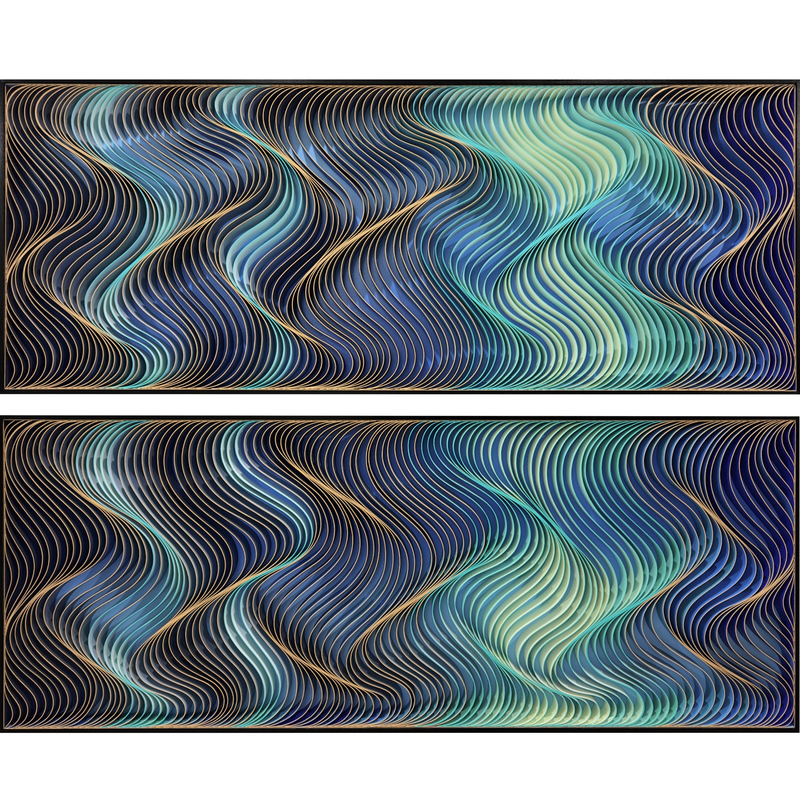 HIDDEN BEACH I & II (DIPTYCH) - STALLMAN - Galeries Bartoux