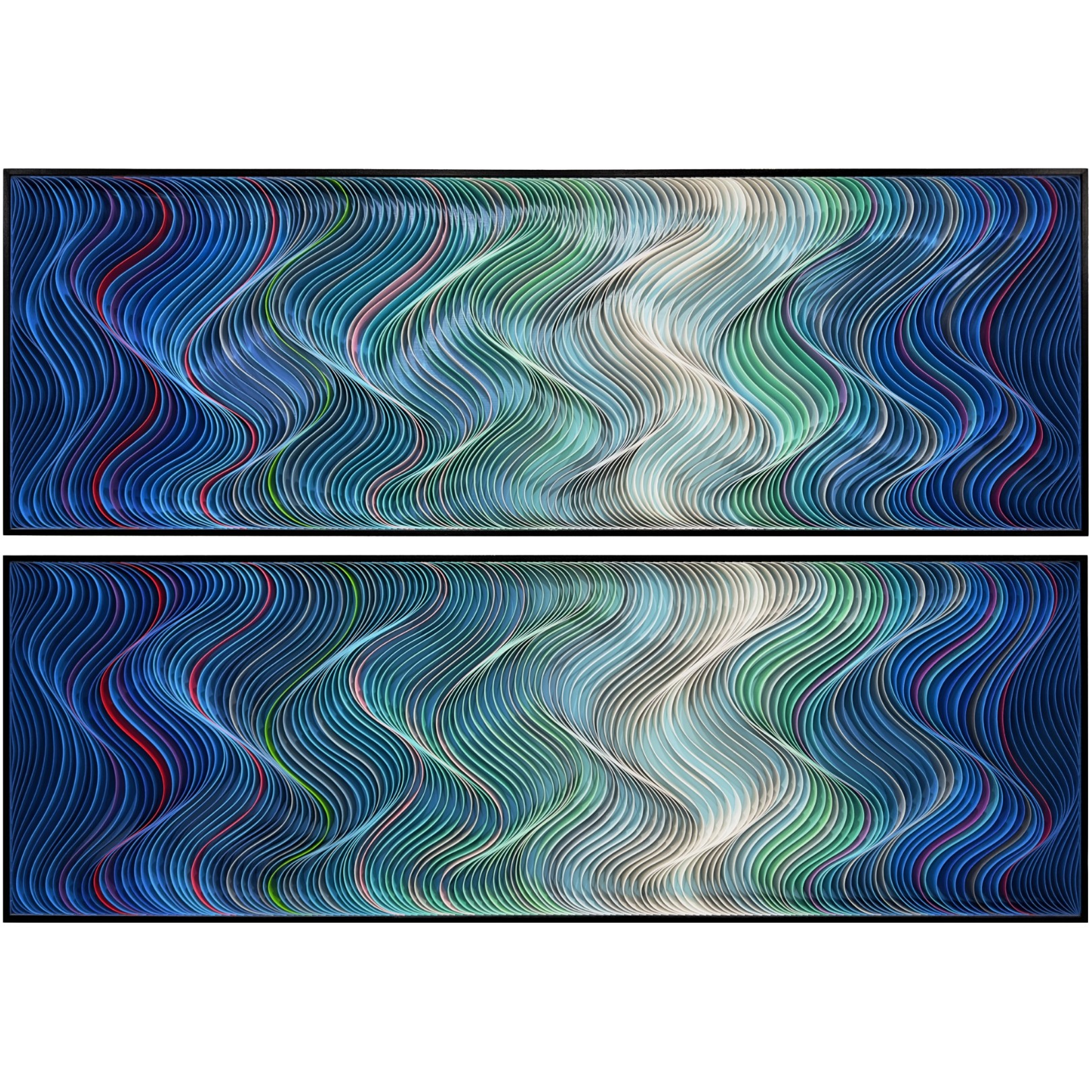 IRIDESCENT I & II - DIPTYQUE - STALLMAN - Galeries Bartoux
