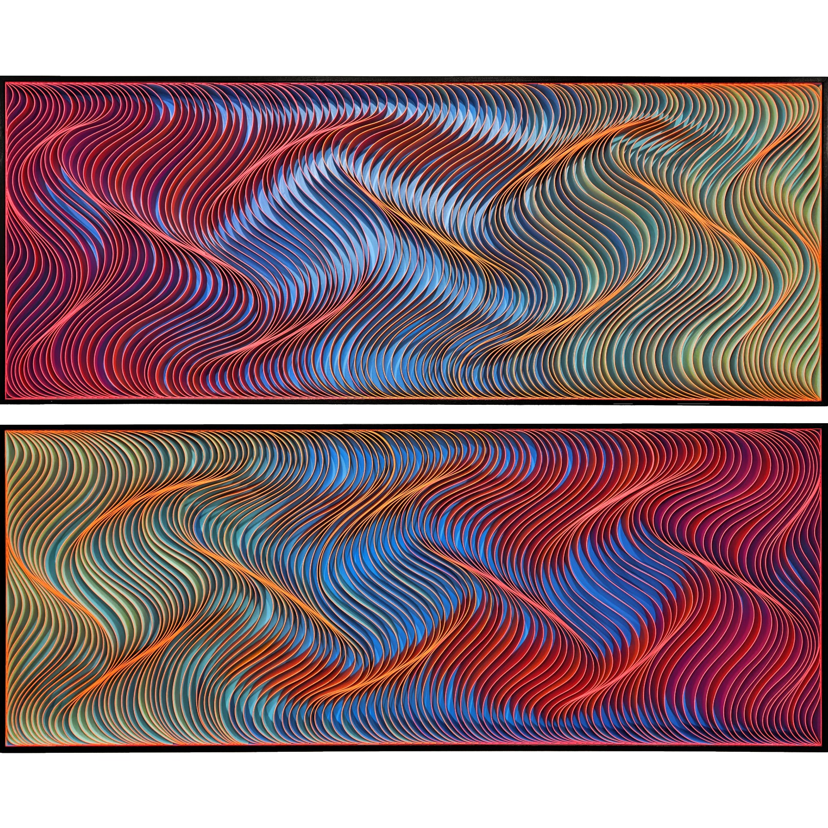 LAVA LAMP I & II (DIPTYCH) - STALLMAN - Galeries Bartoux