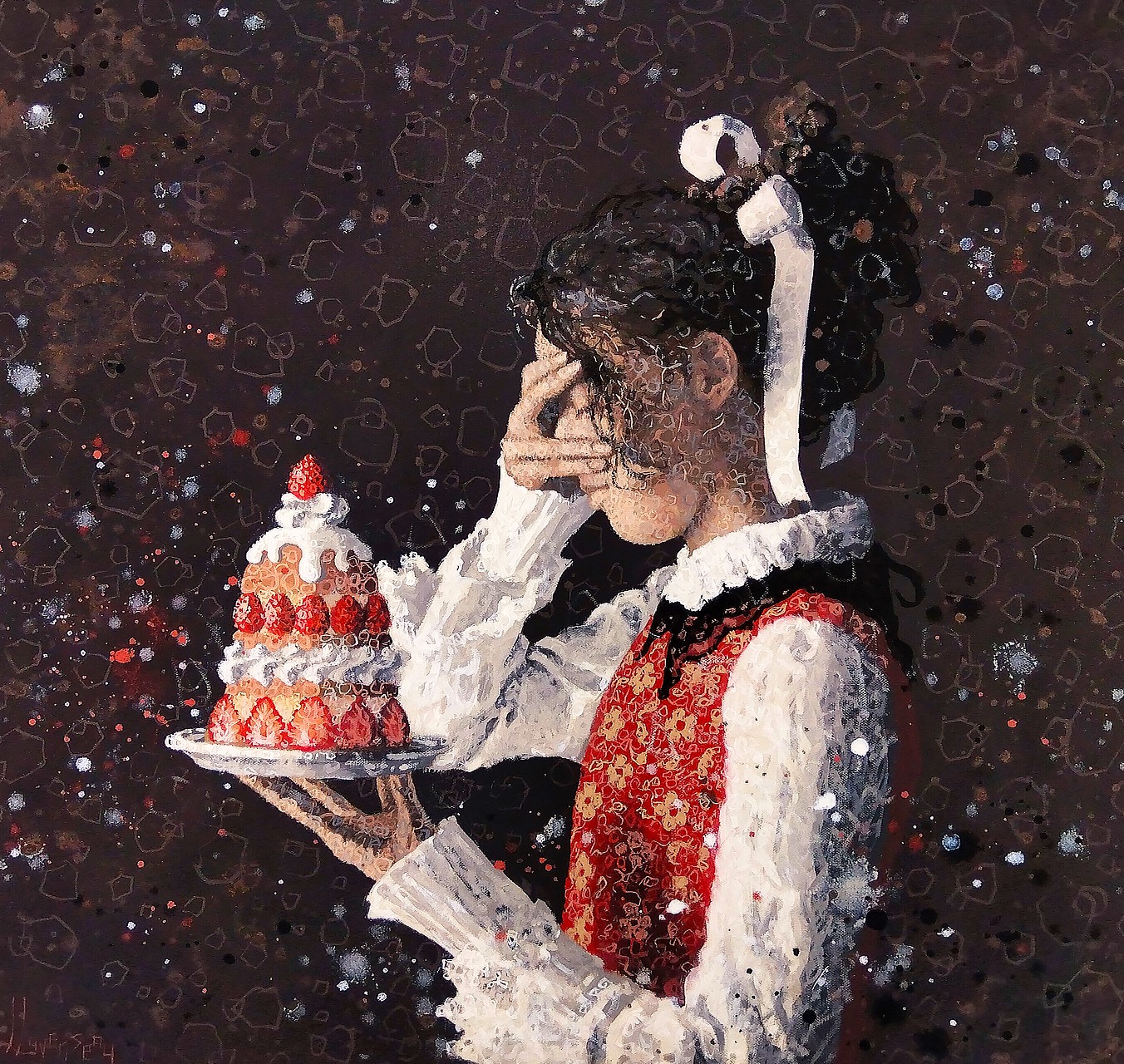 La fraise sur le gâteau - LUC LAVENSEAU - Galeries Bartoux