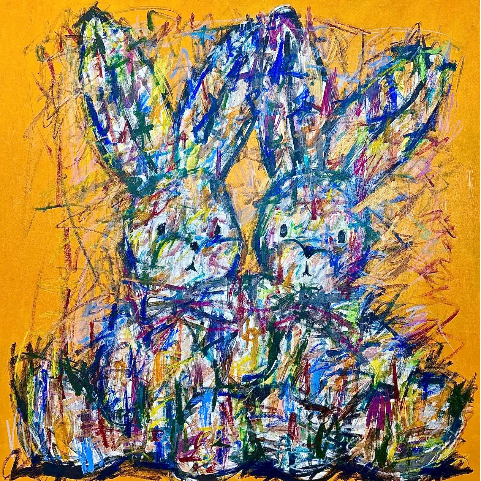LE DUO DE LAPINS - KIKO - Galeries Bartoux