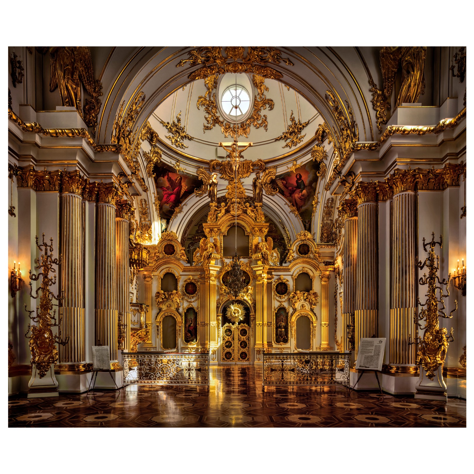 THE GRAND CHURCH OF THE WINTER PALACE - CHRISTIAN VOIGT - Galeries Bartoux