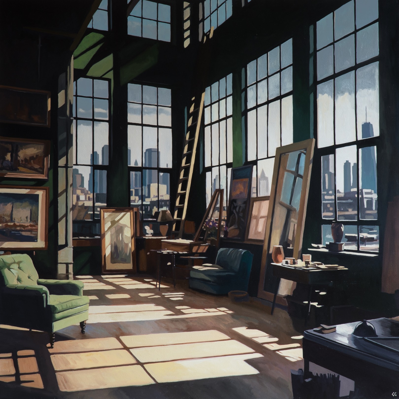 ARTIST STUDIO IN NEW YORK - CHRIS CAROLINA - Galeries Bartoux