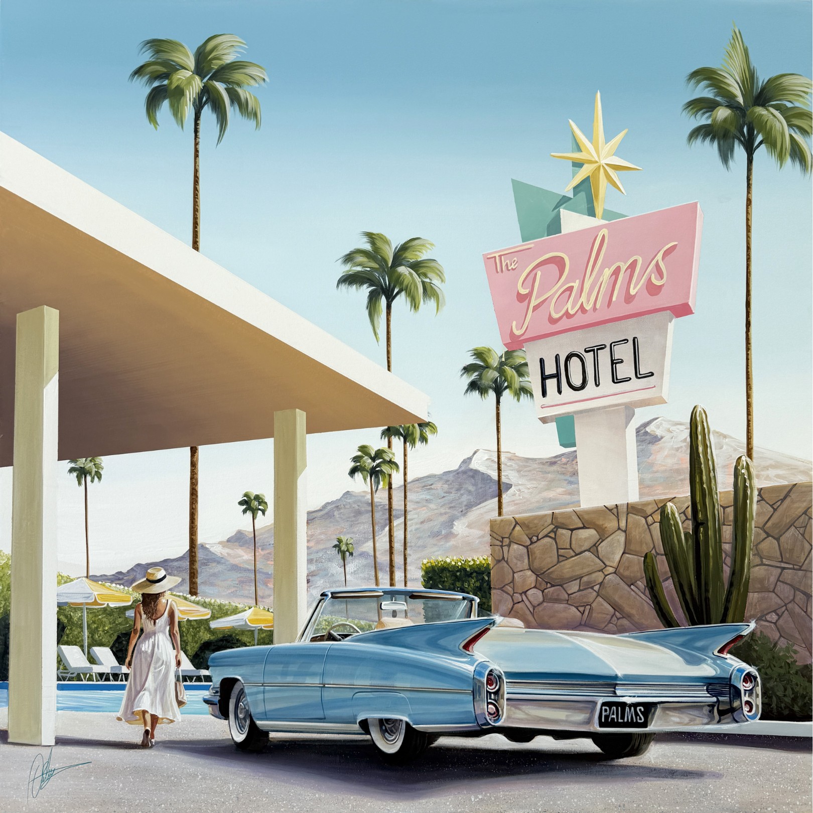 MEET ME AT THE PALMS - CHRIS RILEY - Galeries Bartoux