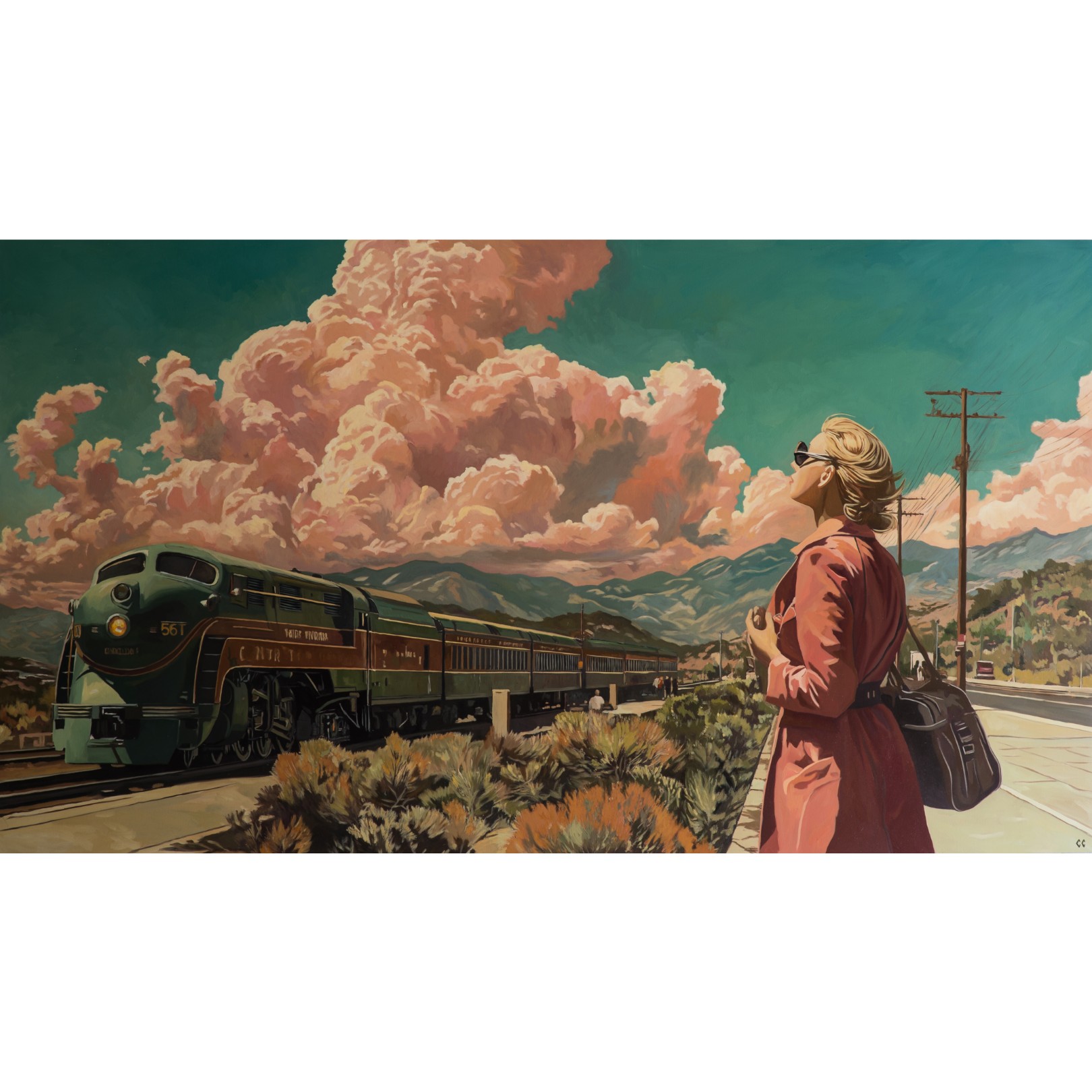 SOUTHERN PACIFIC TRAIN - CHRIS CAROLINA - Galeries Bartoux