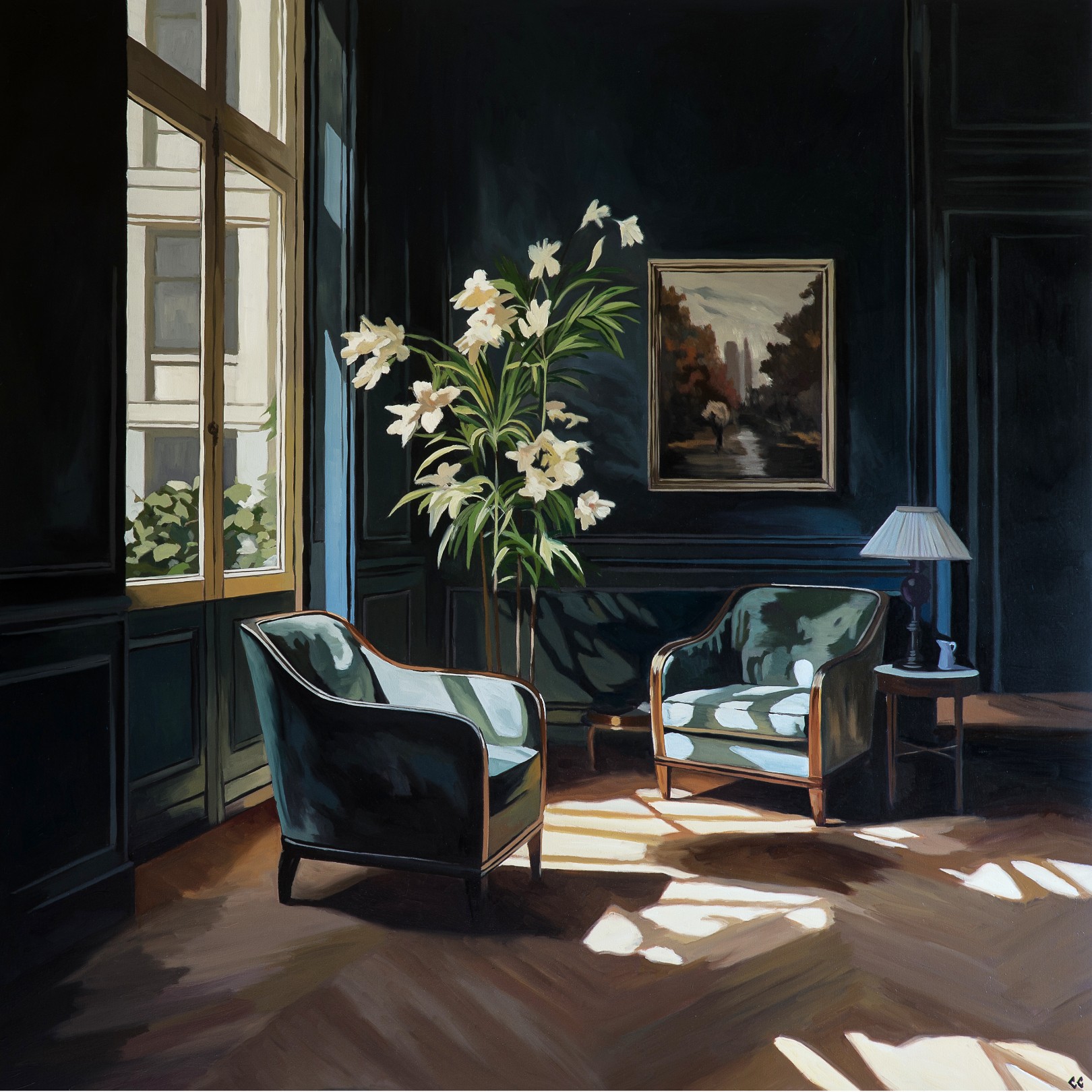 THE BLUE ARMCHAIRS - CHRIS CAROLINA - Galeries Bartoux