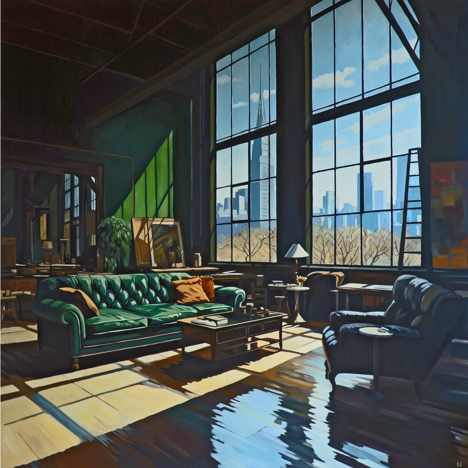 THE GREEN CHESTERFIELD - CHRIS CAROLINA - Galeries Bartoux