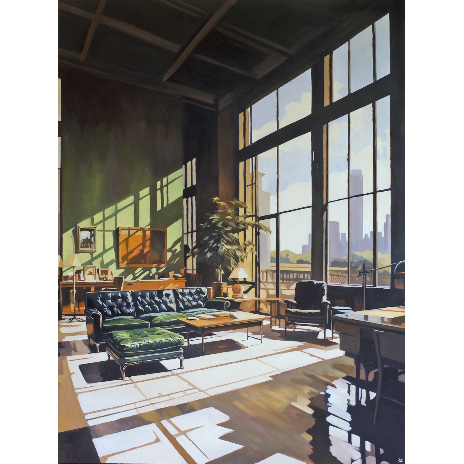 THE LEATHER SOFA - CHRIS CAROLINA - Galeries Bartoux