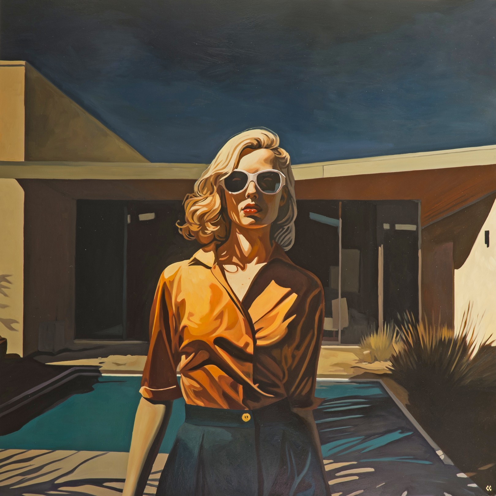 THE SWIMMING POOL GIRL - CHRIS CAROLINA - Galeries Bartoux