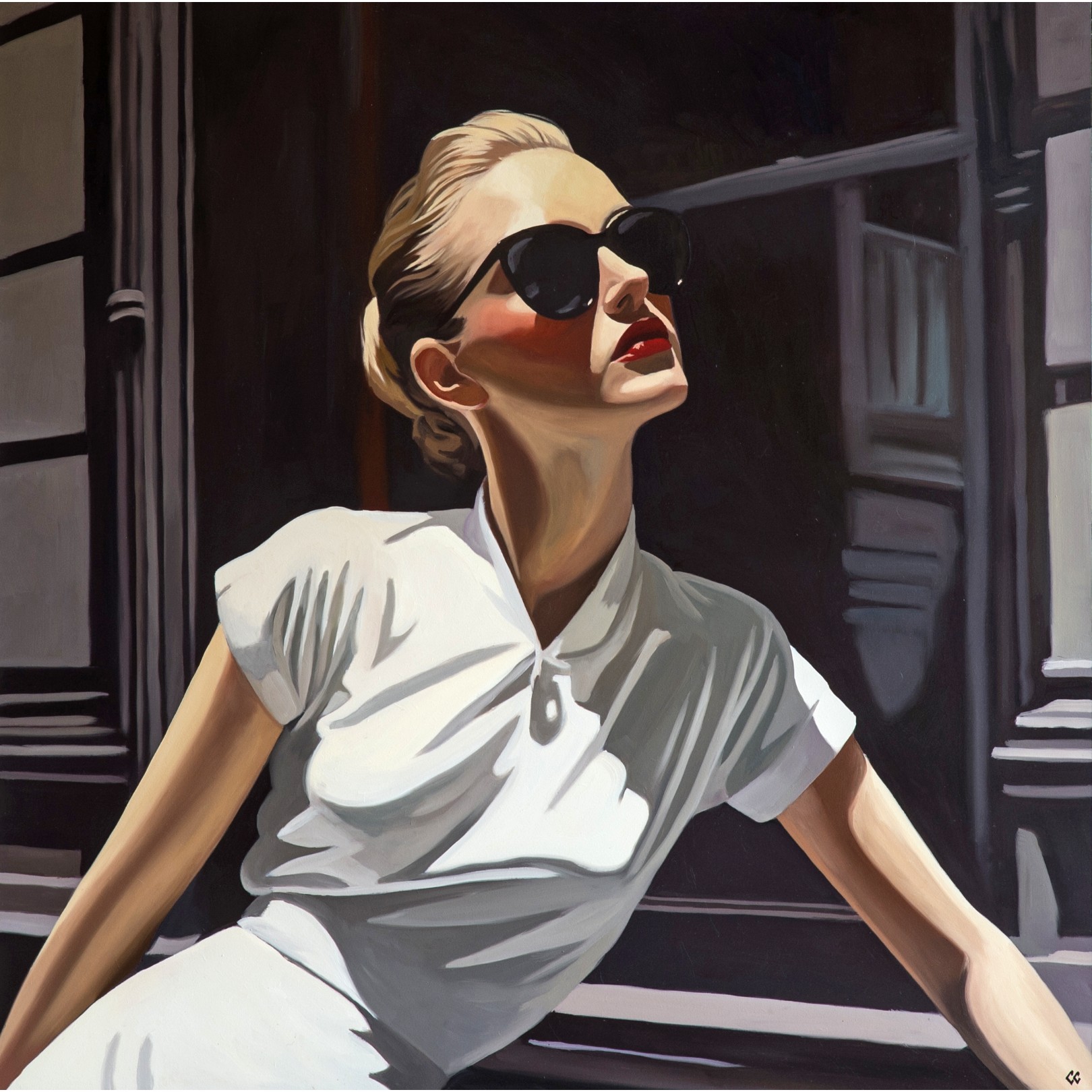 WHITE DRESS - CHRIS CAROLINA - Galeries Bartoux