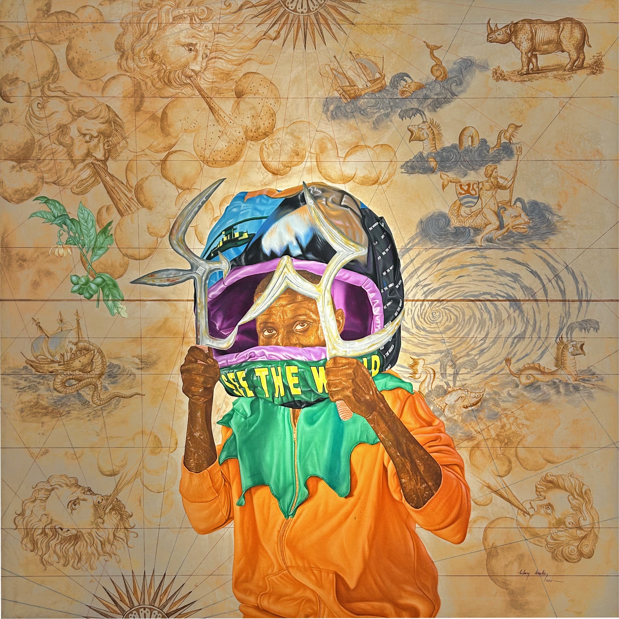 LES CIEUX TONNENT HAUT ET FORT LES OISEAUX S’AFFOLENT - HILARY BALU - Galeries Bartoux