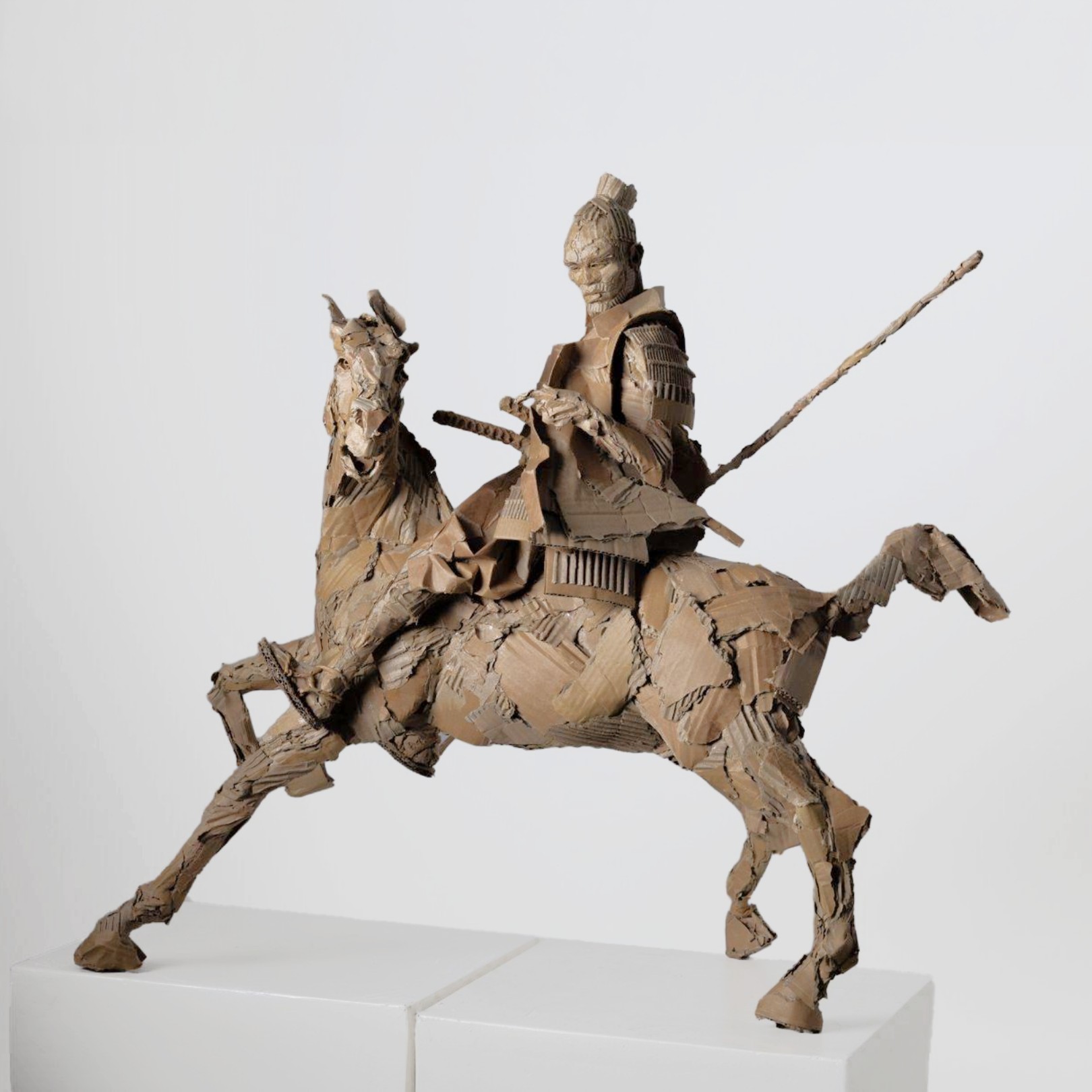 SAMOURAÏ À CHEVAL - OLIVIER BERTRAND - Galeries Bartoux