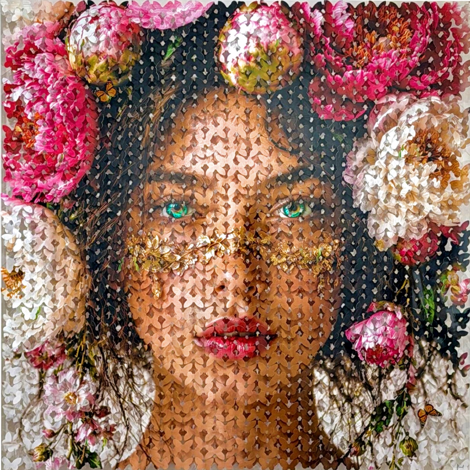 LIS SAM - PRINTEMPS - 150 x 150 cm - LIS SAM - Galeries Bartoux