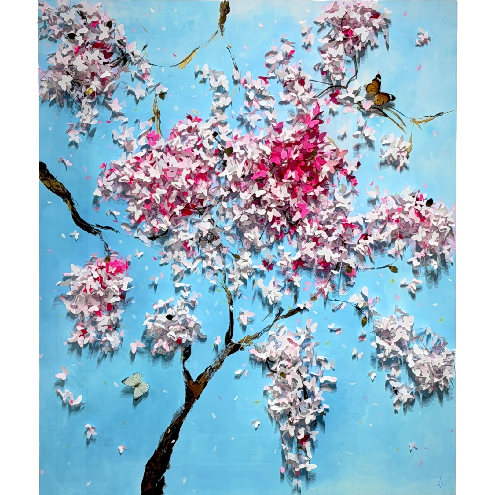 SAKURA BLEU - LIS SAM - Galeries Bartoux