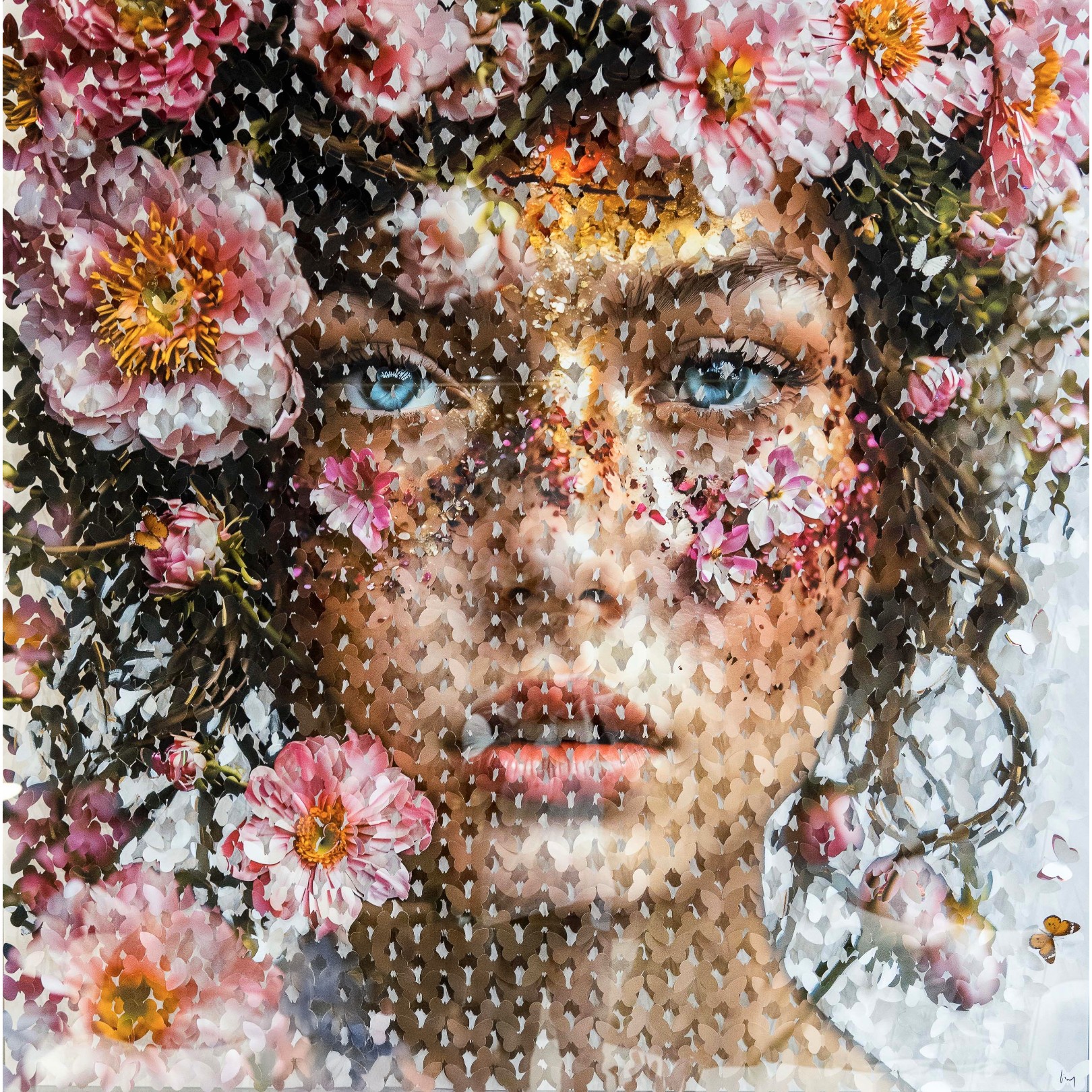 SOUS LES PÉTALES ROSES III - LIS SAM - Galeries Bartoux