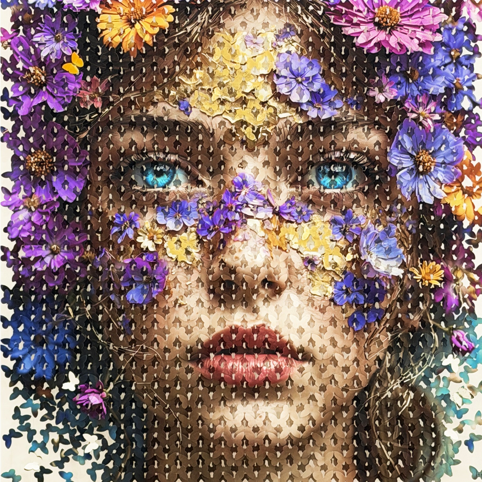 SOUS LES PÉTALES VIOLETS I - LIS SAM - Galeries Bartoux