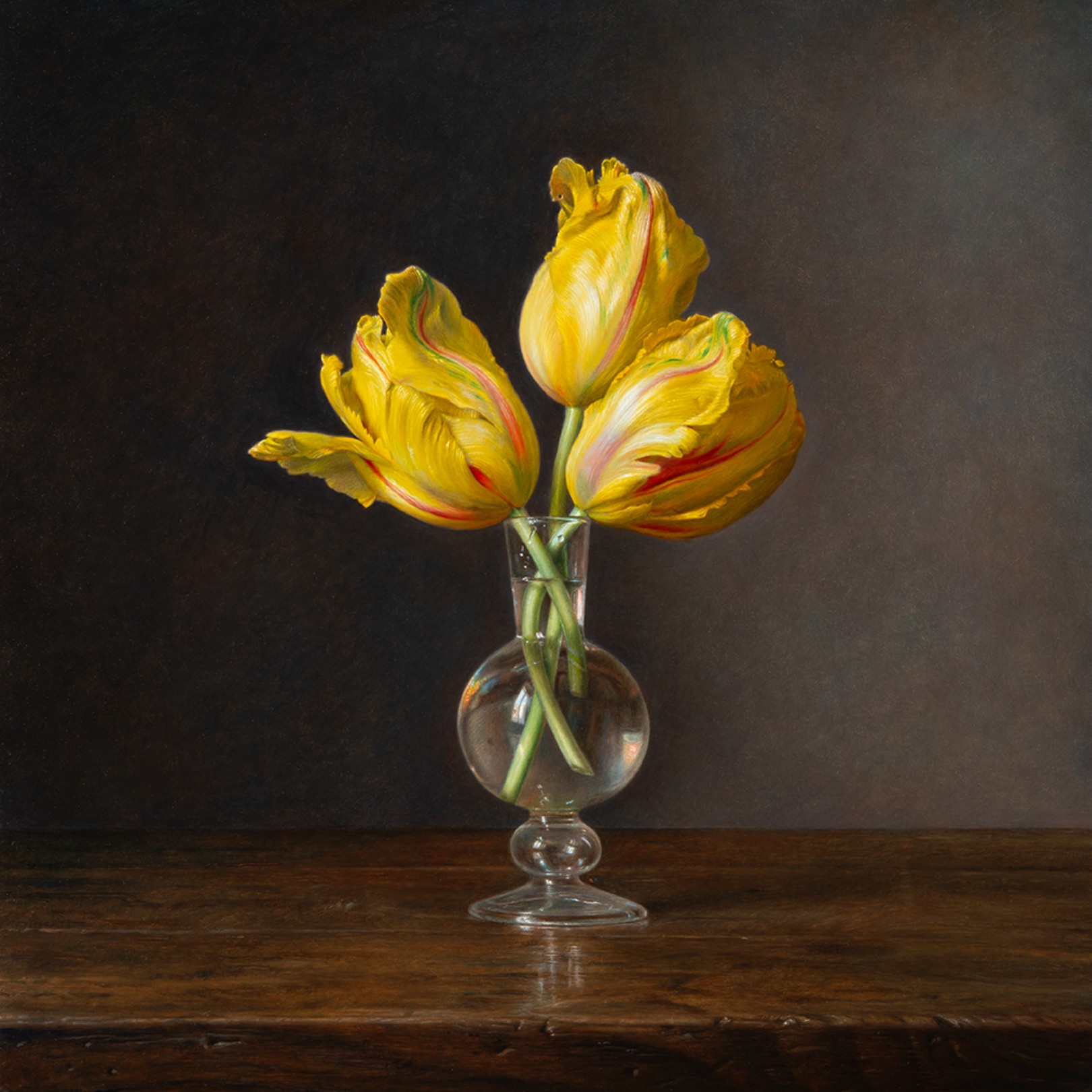 VASO CON TULIPANI GIALLI - Gianluca Corona - Galeries Bartoux