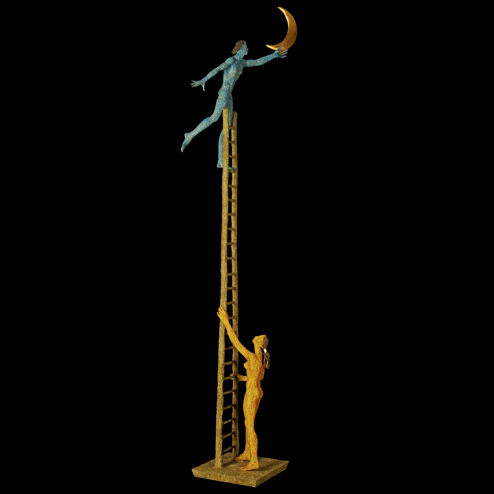 TIENIMI LA SCALA CHE TI PRENDO LA LUNA 200 x 38 x 44 cm - Giacinto Bosco - Galeries Bartoux