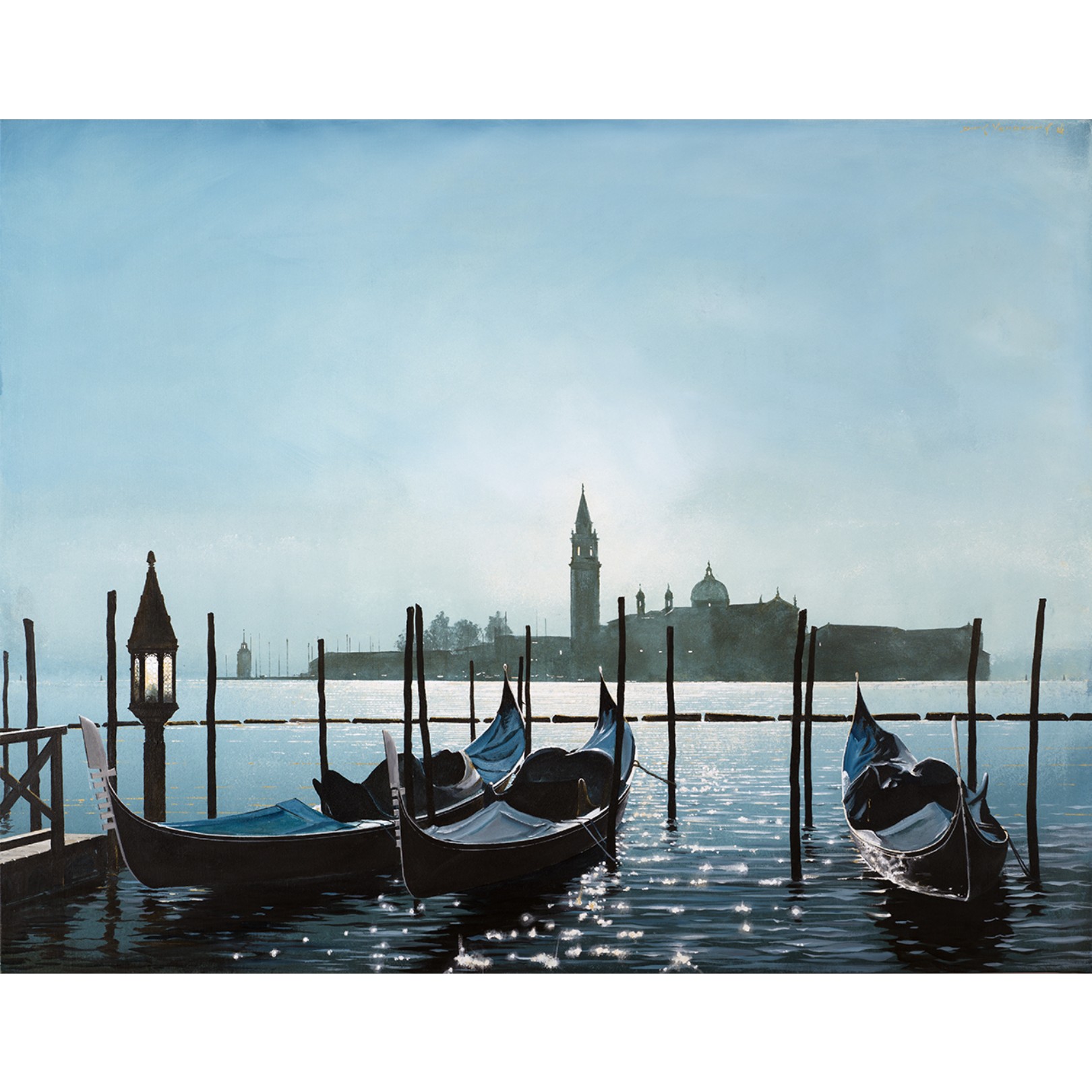 CONTRE JOUR AVEC SAN GIORGIO - DIRK VERDOORN - Galeries Bartoux