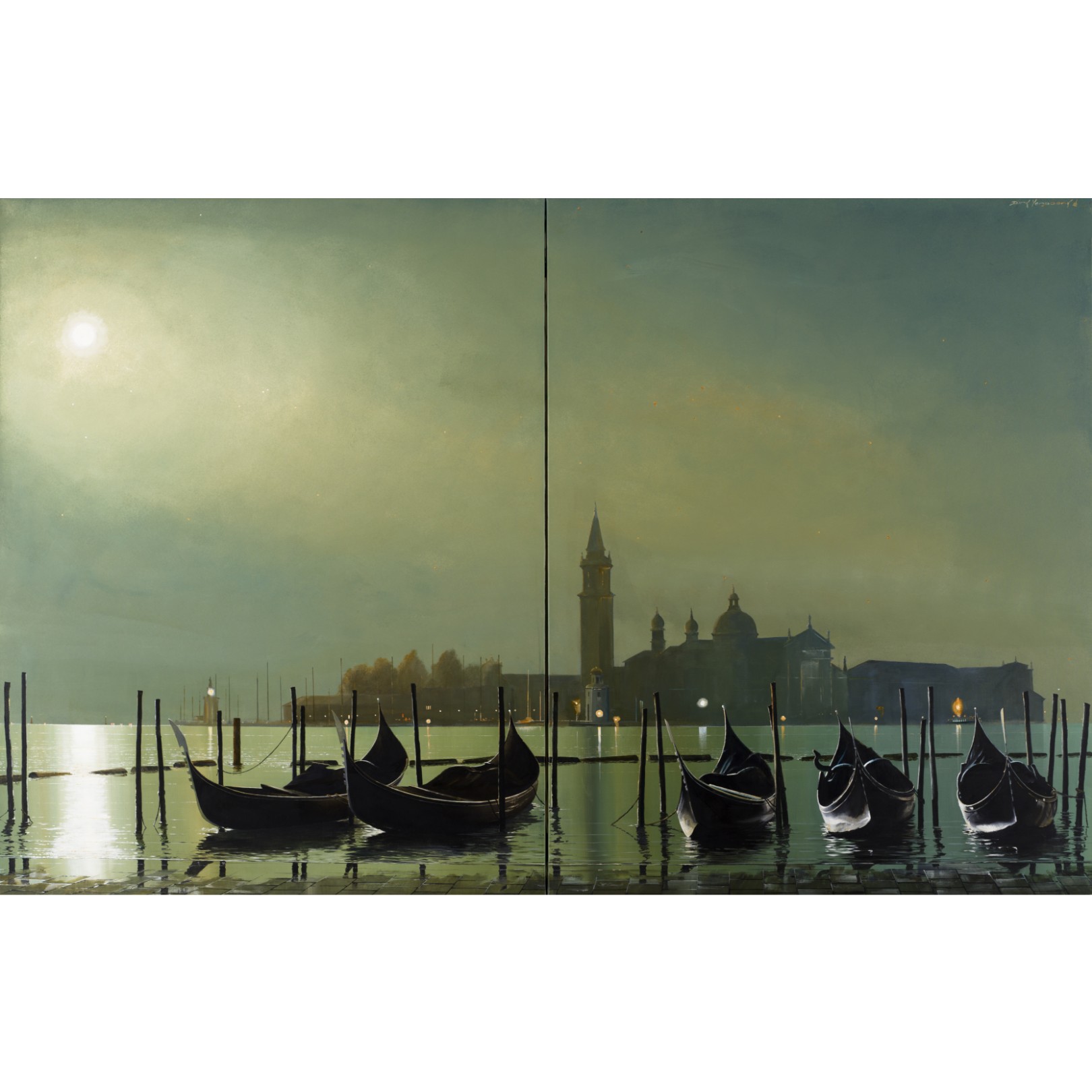 SAN GIORGIO IN NOTTURNA (DIPTYCH) - DIRK VERDOORN - Galeries Bartoux