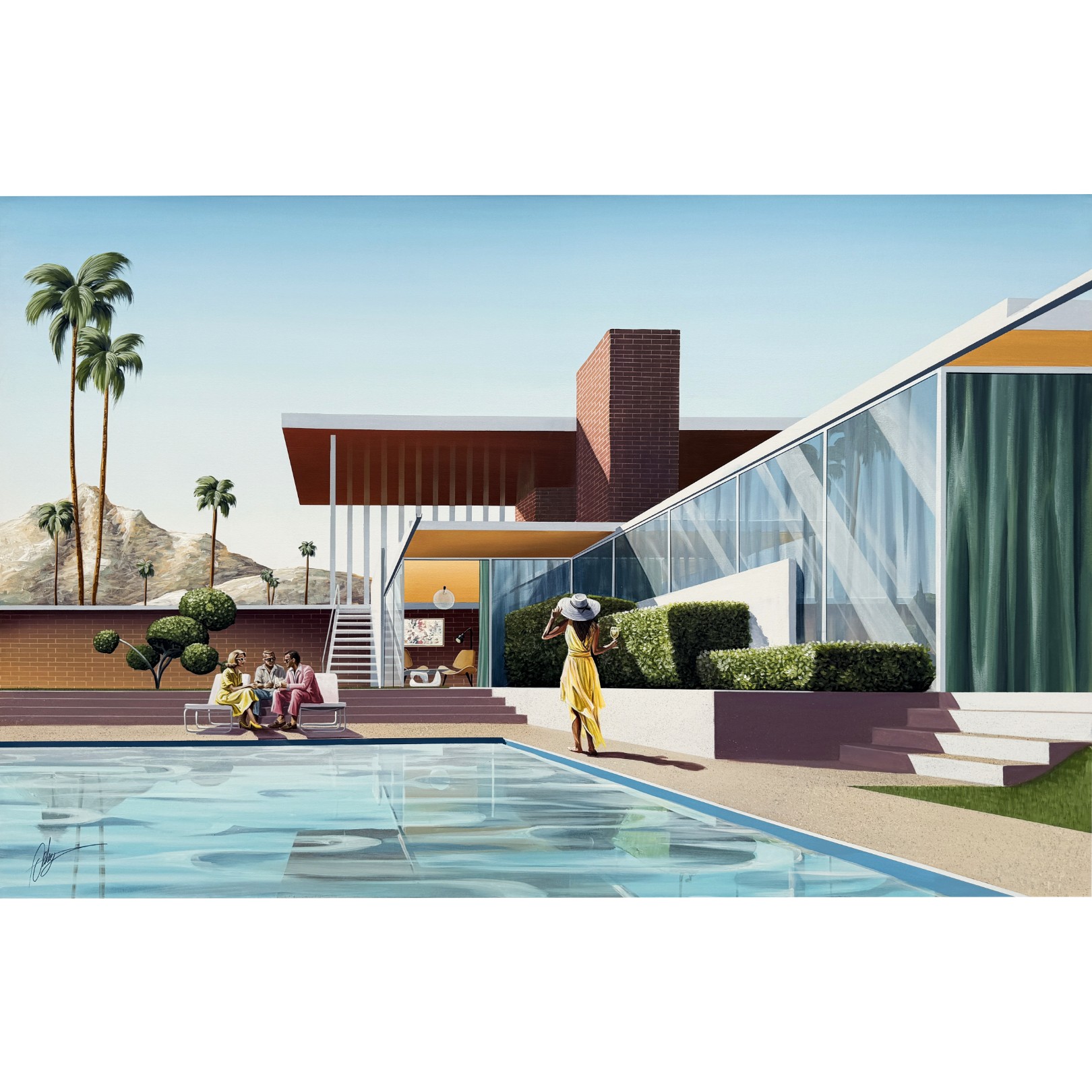 KAUFMAN HOUSE THE MODERN OASIS - CHRIS RILEY - Galeries Bartoux
