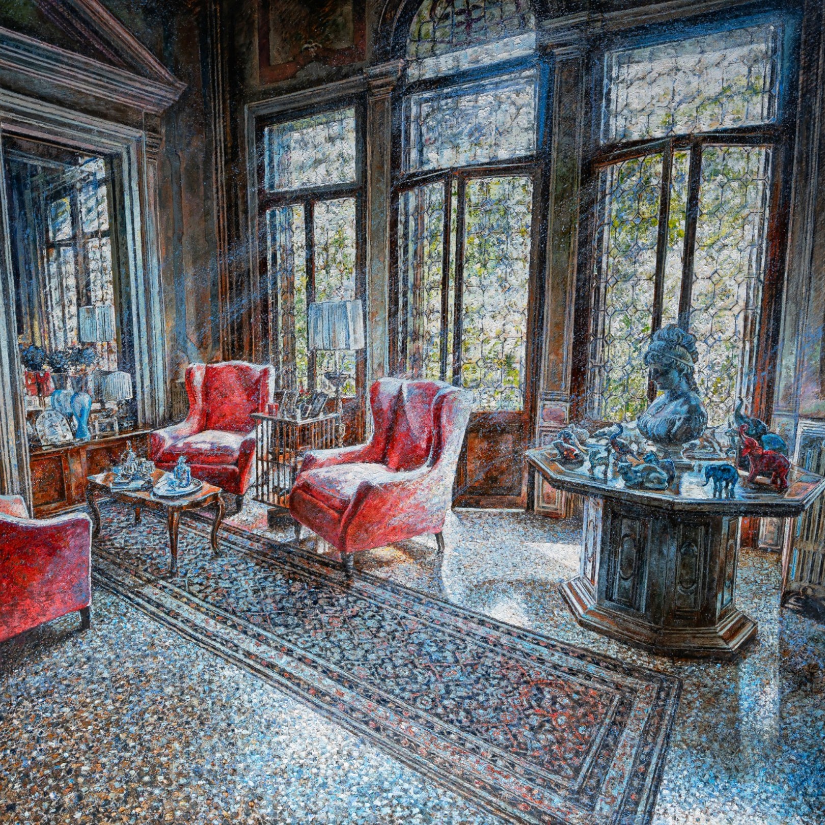 IL SALOTTO ROSSO - RAFFAELE MINOTTO - Galeries Bartoux