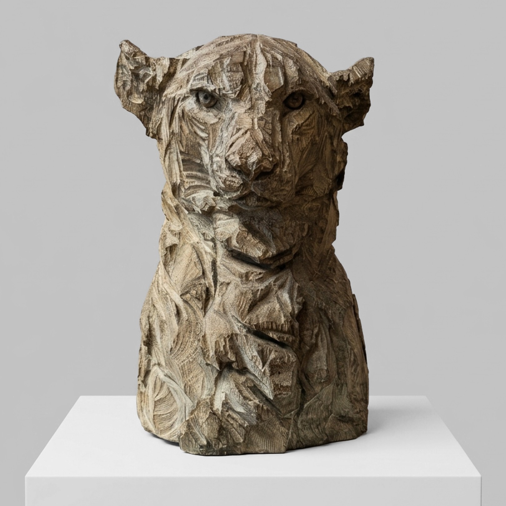 BUSTE DE GUEPARD - JÜRGEN LINGL - Galeries Bartoux