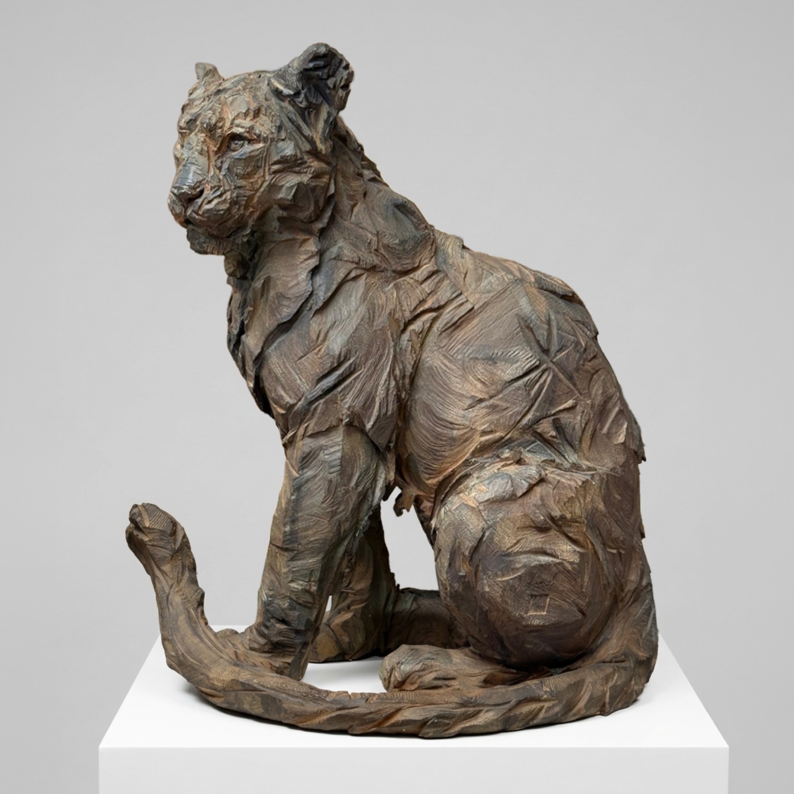 SITTING PANTHER - JÜRGEN LINGL - Galeries Bartoux
